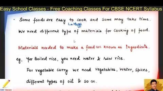 'Class 6th Science Chapter 1 - Food: Where Does it Comes From? | Hindi Explanation | #LearnwithNotes'