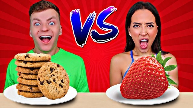 'HEALTHY VS JUNK FOOD CHALLENGE | Cringe Fam'