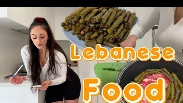 'LETS MAKE LEBANESE FOOD |COOKING VLOG'