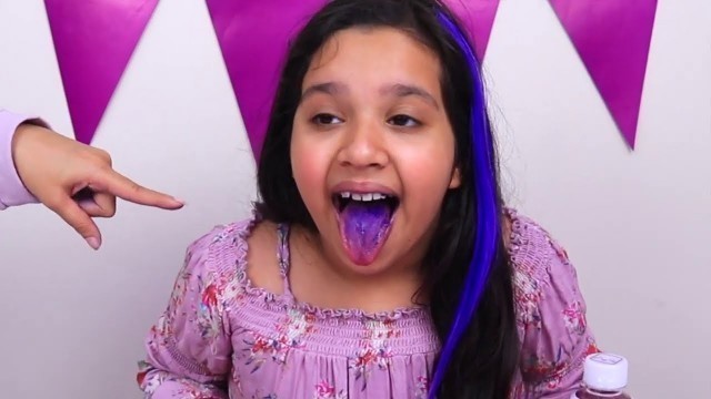 'يوم كامل أكل باللون البنفسجي  !! EATING ONLY PURPLE FOOD FOR 24 HOURS'