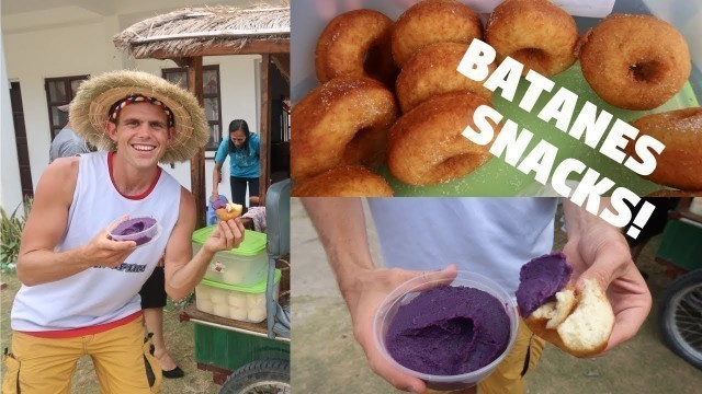 'LOCAL FILIPINO DONUTS AND UNIQUE PURPLE FOOD | BECOMINGFILIPINO BATANES'