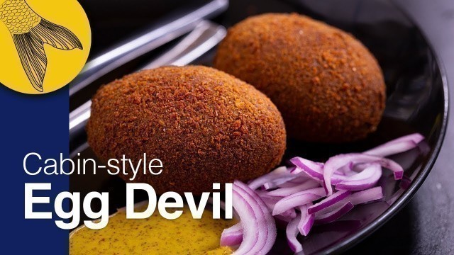 'Dim\'er Devil—Egg Devil—Calcutta Cabin Style Spicy Scotch Eggs—Kolkata Street Food—Durga Pujo Special'