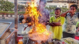 'Mexican Street Food of India | Mexican Rice with Paneer Skillet | Indian Street Food'