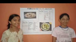 'Lesson 1 food- where does it come from||Science project|| Made by Shraddha & Vishalya'