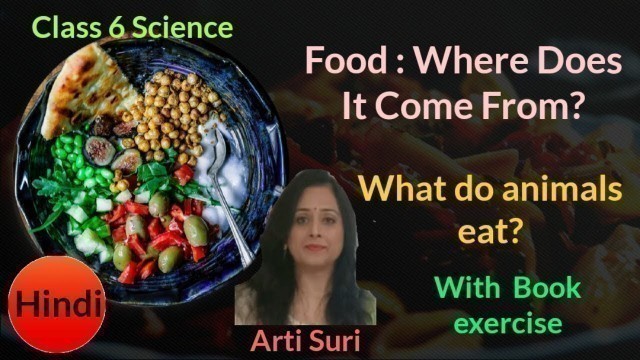 'What do animals eat? Ch-1 Food: Where Does It Come From? Class 6th Science Hindi Arti Suri'