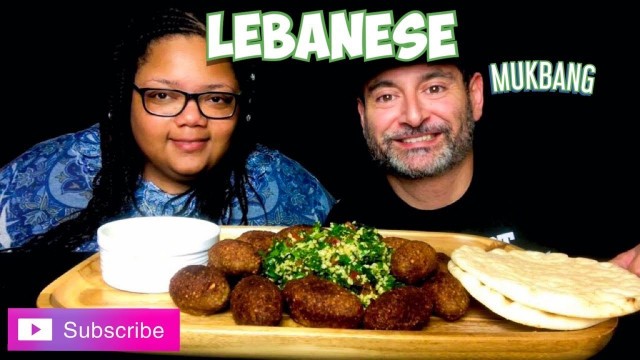 'LEBANESE FOOD FOR THE FIRST TIME || MUKBANG ||'