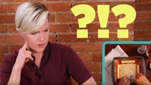 'Hannah Hart Reacts to Mystery Plate #2 | Food Network'