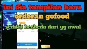 'DRIVER GOJEK//tampilan baru pada orderan gofood//GOJEk 2021'