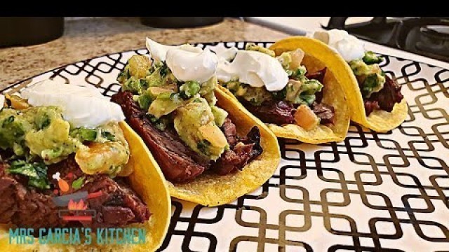 'Taco recipe | Carne Asada recipe |Mexican Street Tacos| Carne Asada Tacos #mrsgarciaskitchen'