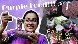 'I ate only *PURPLE* Food for 24 HOURS!!! Purple Food Challenge | Malayalam'