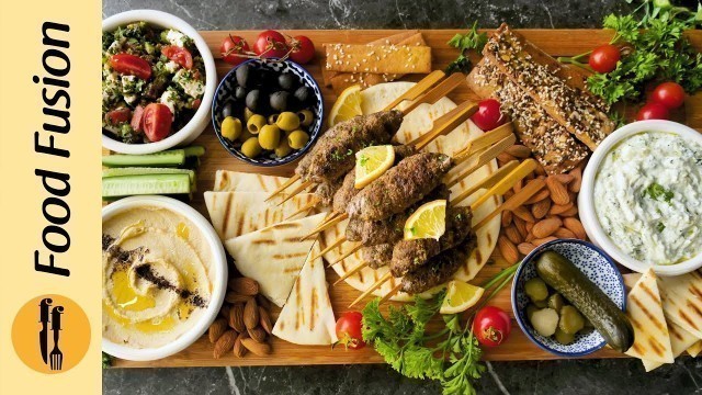 'Turkish Mezze Platter Recipe By Food Fusion'