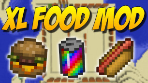 'MOD XL FOOD/PARA MINECRAFT 1.8.9'