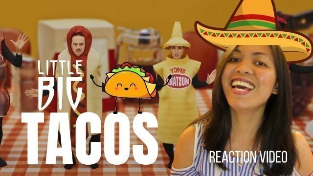 'Реакция иностранки на Little Big Tacos | Junk Food Anthem | Reaction Video'