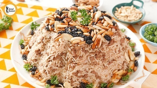 'Lebanese Hashweh Rice Recipe By Food Fusion'