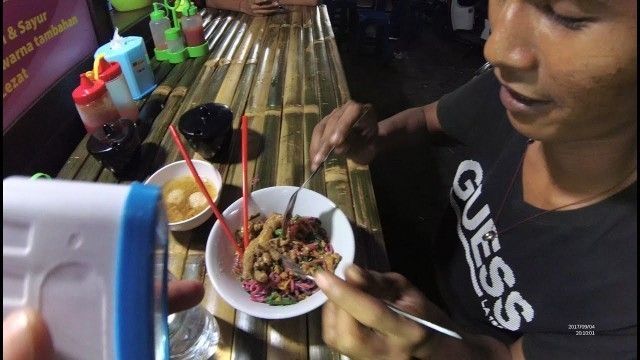 'Indonesia Bali Street Food 1902 Part.2 Purple Noodles Sate Padang Sari Raso N010916'