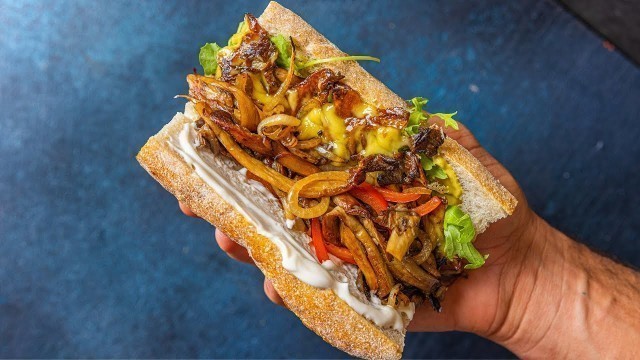 'VEGAN CHEESE STEAK SUB | VEGAN JUNK FOOD'