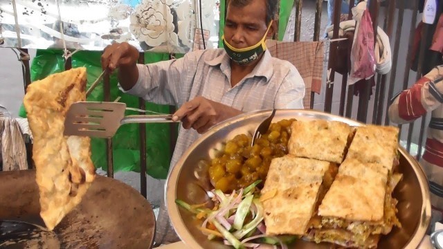 'Best Mughlai Paratha Kaka ​| Price @ 40 rs plate | Indian Street Food'